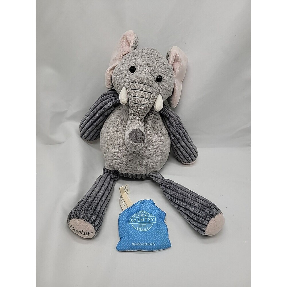 2010 SCENTSY BUDDY OLLIE THE ELEPHANT Stuffed Animal Plush 16"  Newborn Nursery